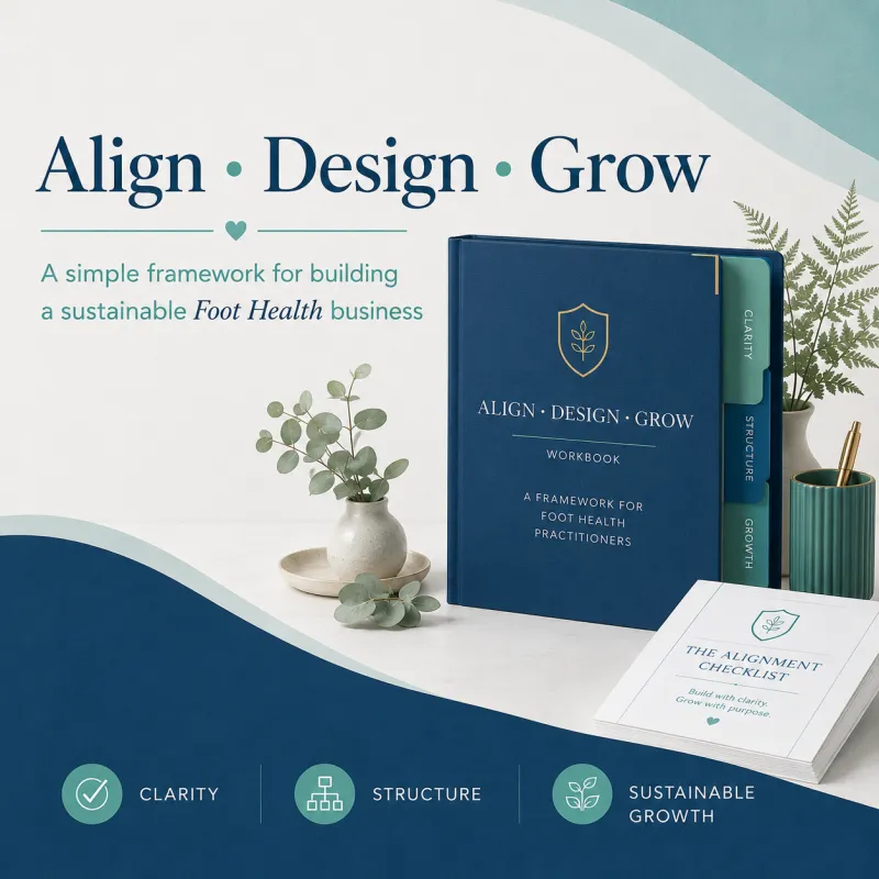 Align, Design, Grow - Short Business Trainings for Foot Health Practitioners