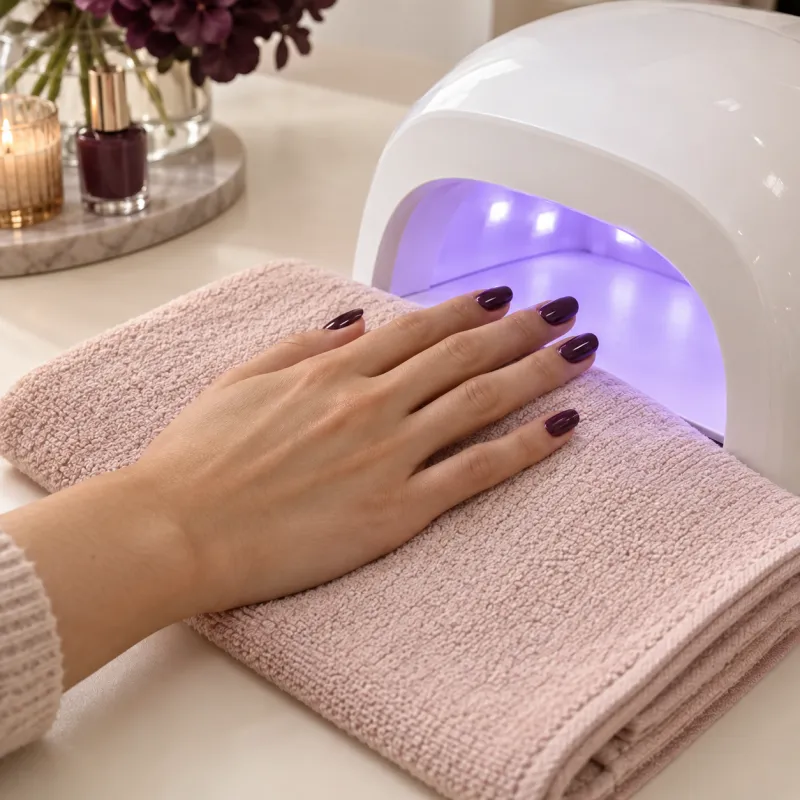Gel manicure service