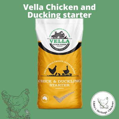Vella Chick & Duckling Starter - NO AUST POST DELIVERY