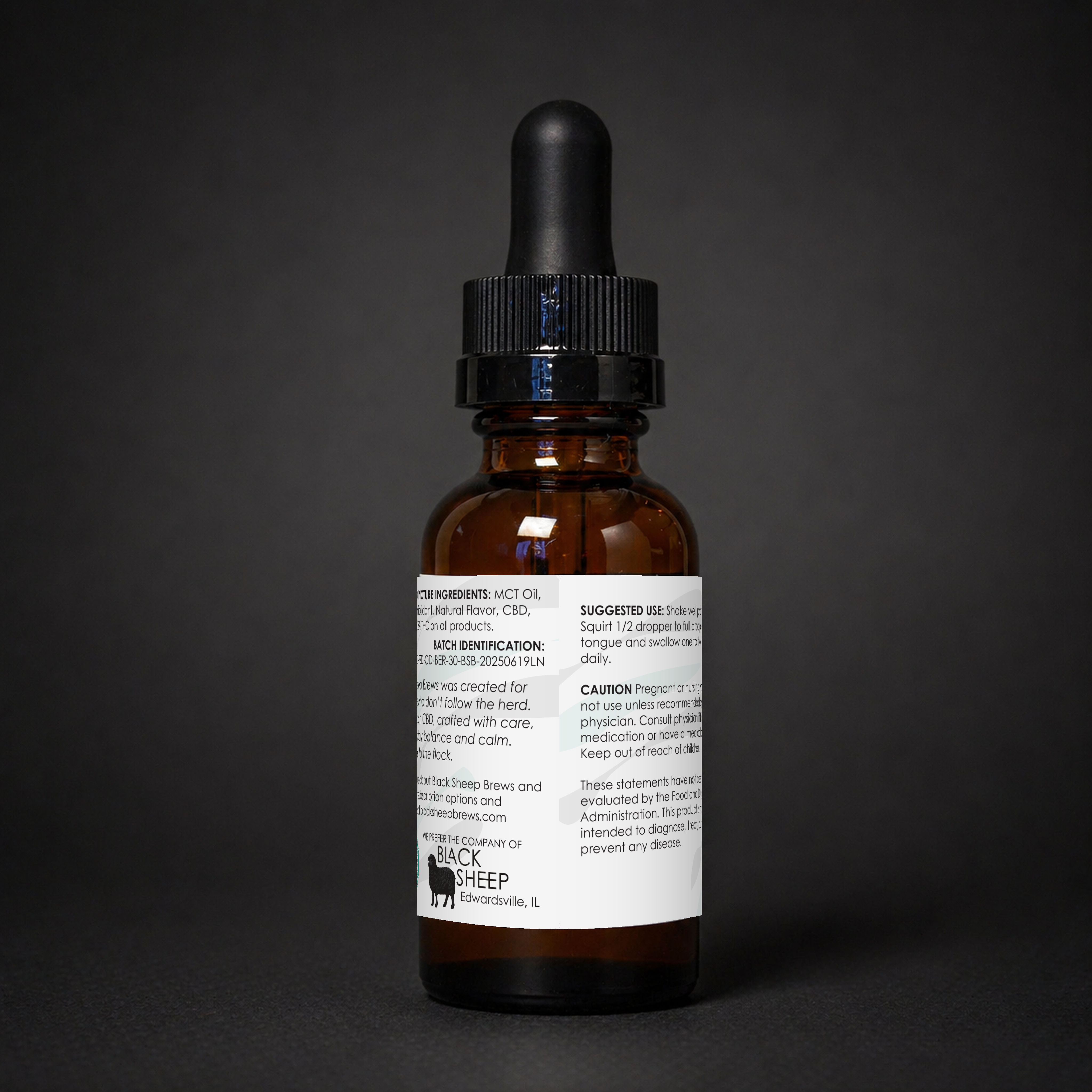 CBD Drops - Berry - 1500 mg