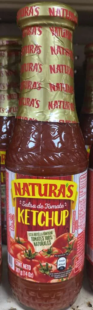 Ketchup bote de vidrio