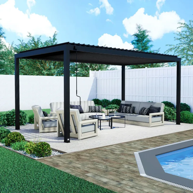 LOUVERED PERGOLA - 100MPH (STEEL)