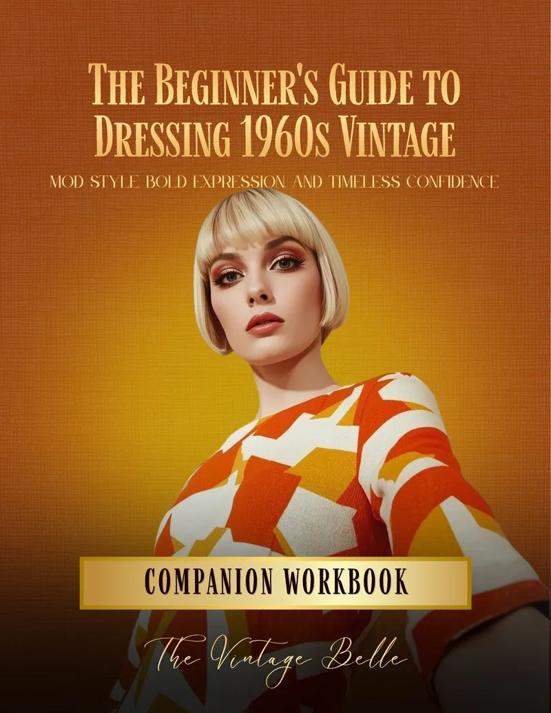 Guide to Dressing 1960s Vintage Companion Workbook