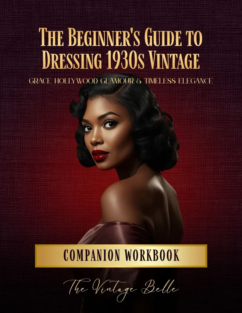 Guide to Dressing 1930s Vintage Companion Workbook