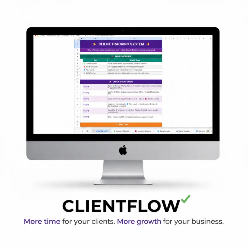 Client Tracking Spreadsheet