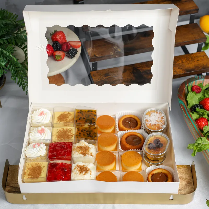 Box de mini postres variados