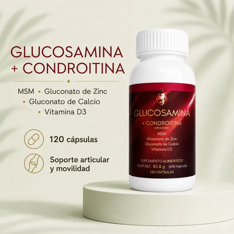 Glucosamina + Condroitina + MSM – Fórmula Articular Avanzada