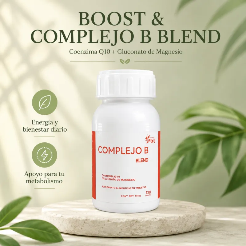 BOOST & Complejo B Blend + Coenzima Q10 + Magnesio