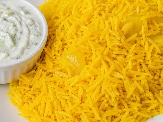 Rice with Taziki