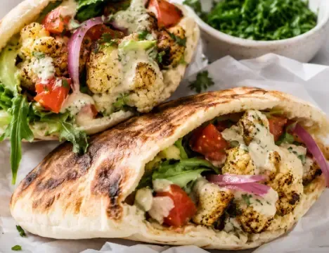 Cauliflower Pita