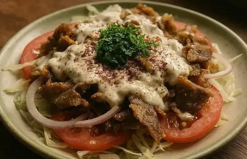 Lamb, Beef Gryo Salad