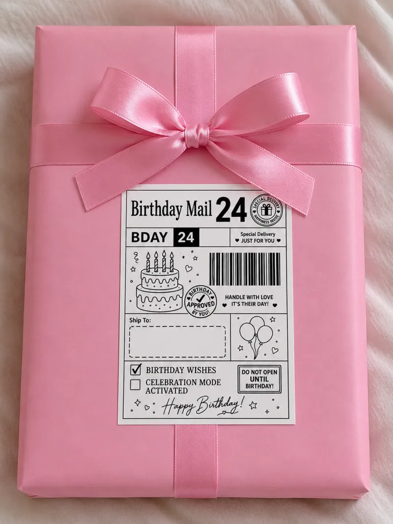 Birthday labels