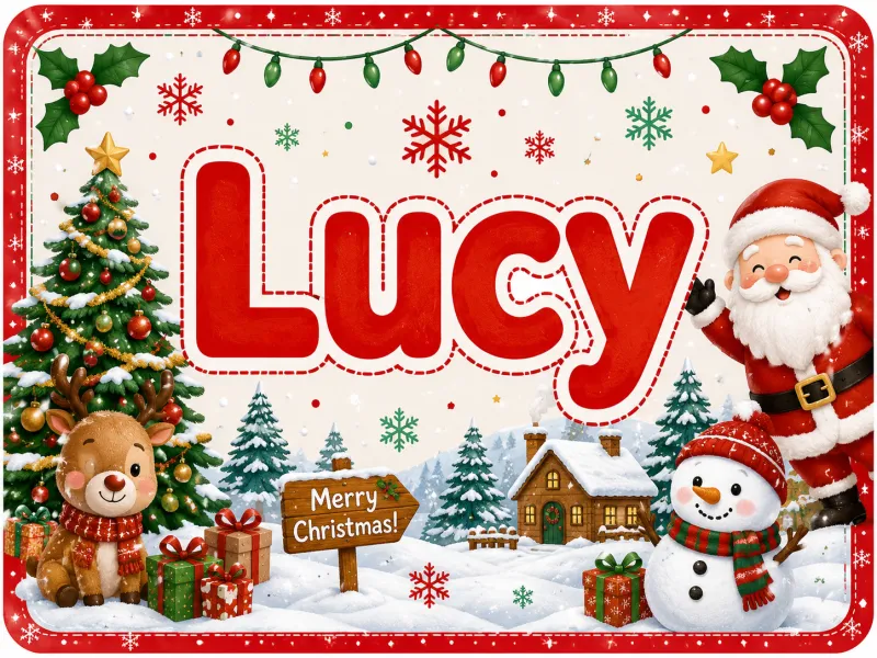 Christmas placemat