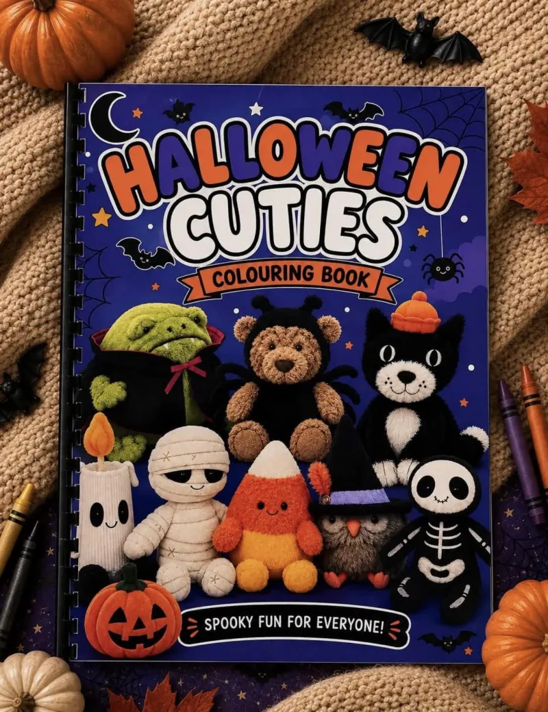 Halloween colouring book 