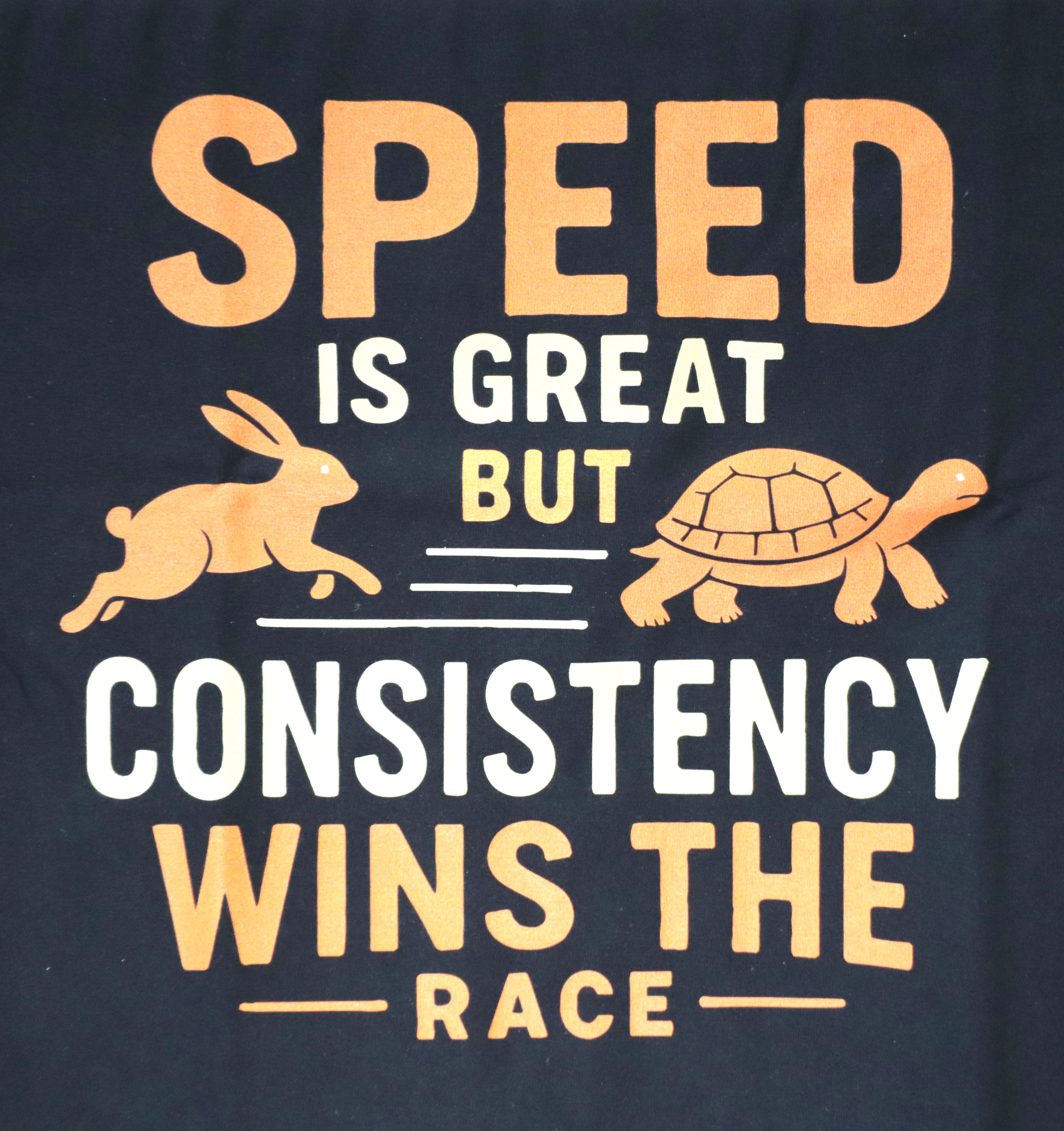 Tshirt White/Black/Grey - Speed Is Great