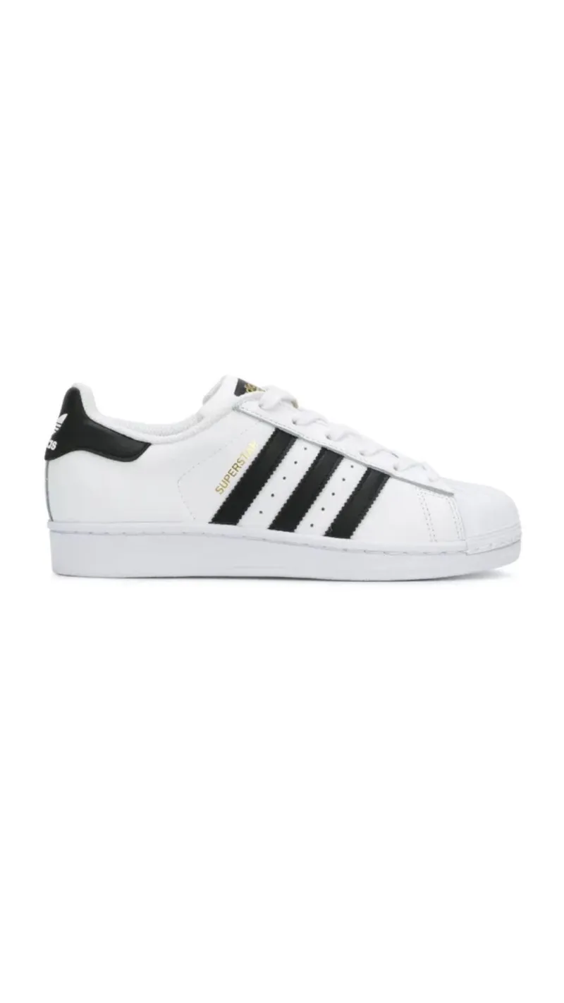adidas Superstar "White/Black/Gold" sneakers