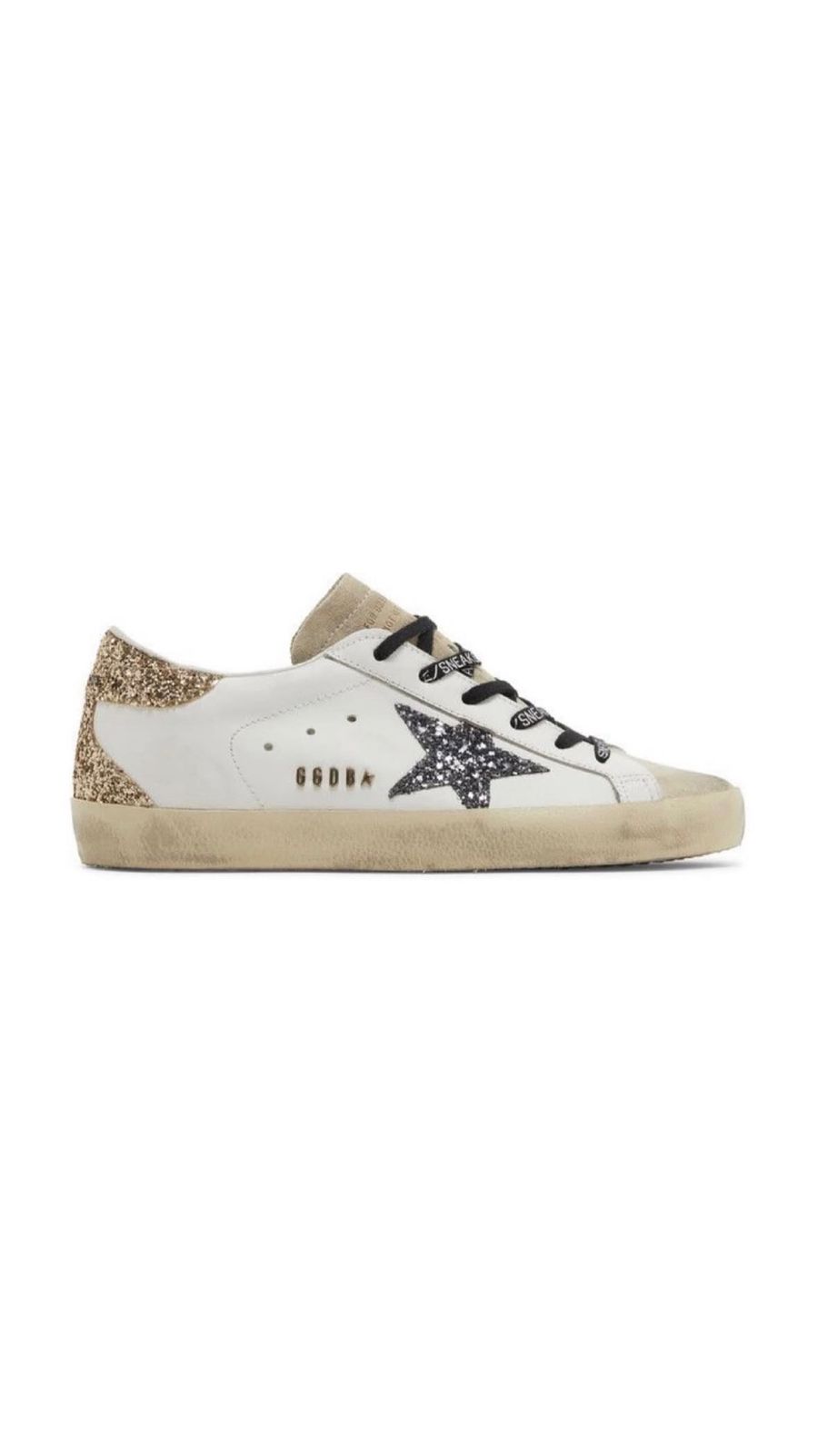 Golden Goose Super Star glitter-embellished Sneakers ..