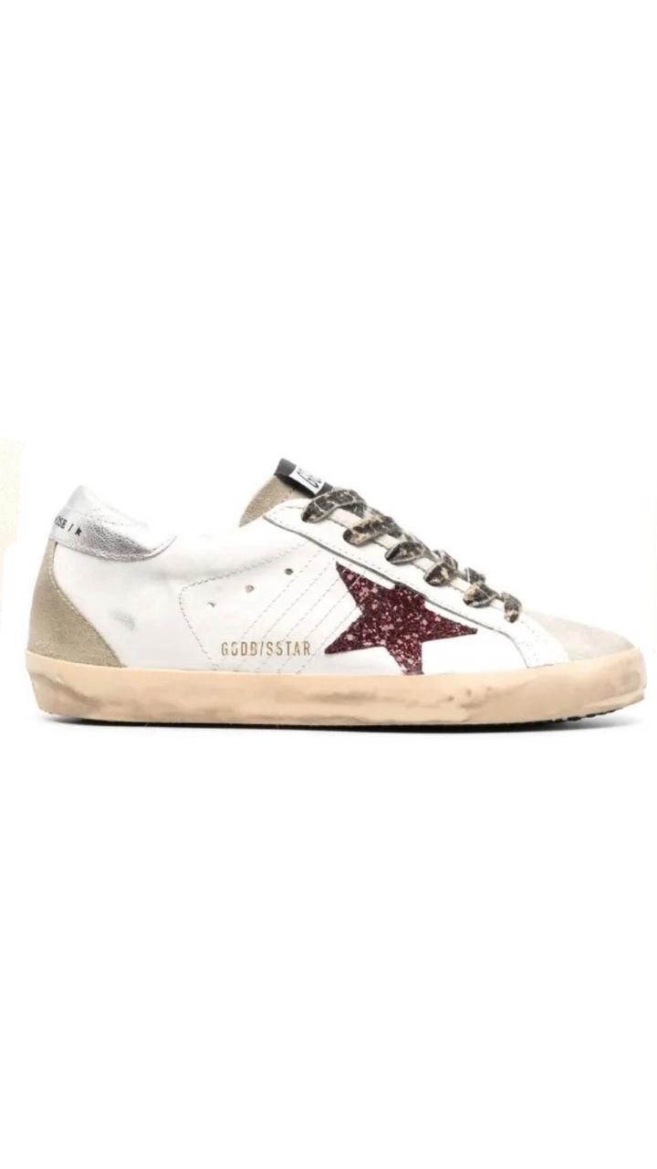 Golden Goose Running Sole Sneakers | Silver