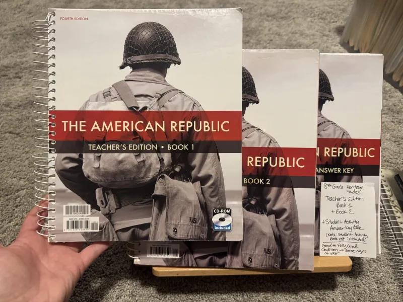 American Republic Teacher's 3-Book Set, 4th Edition (BJU Press)