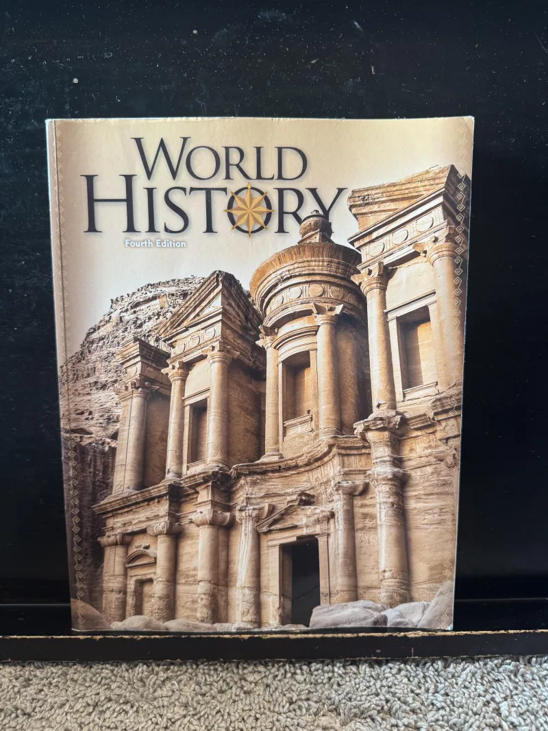 World History Textbook (10th Grade), 4th Edition (BJU Press)