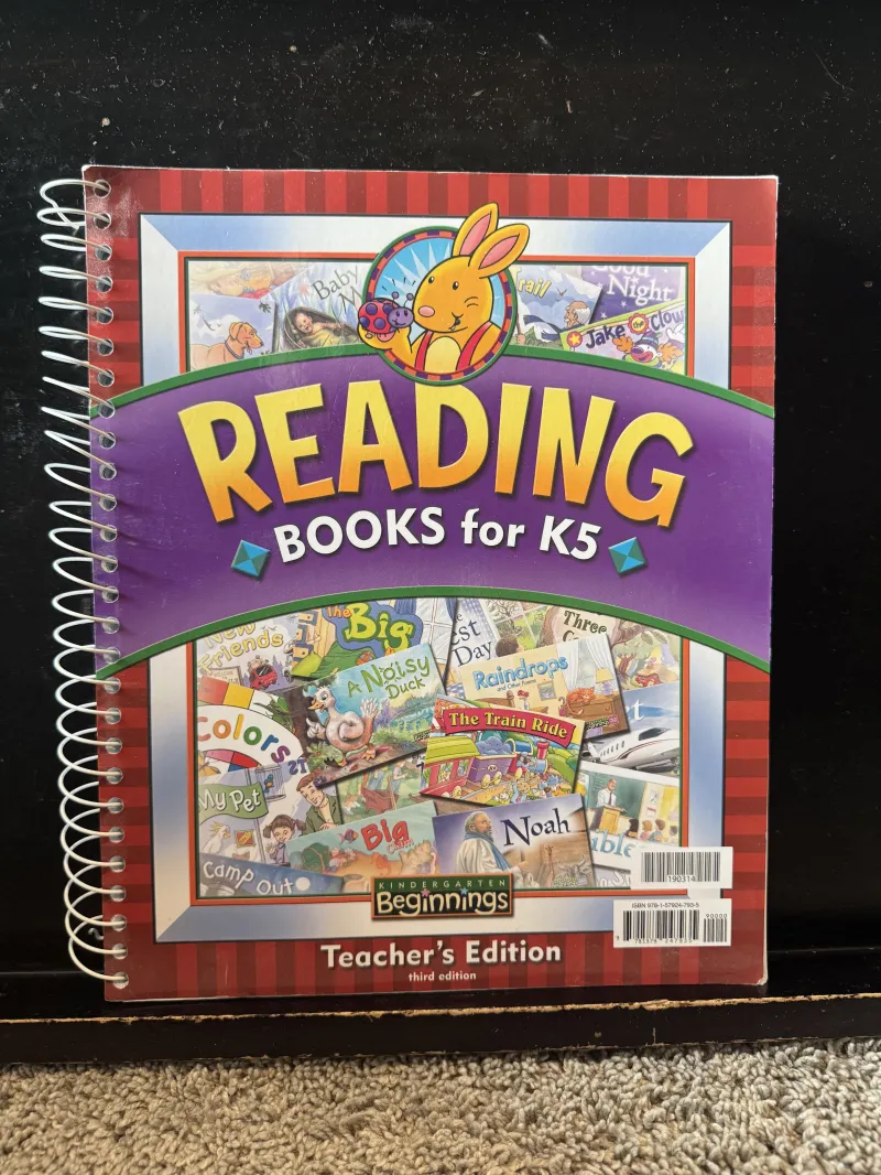 K5 Reading Teacher's Edition, 3rd Edition (BJU Press)