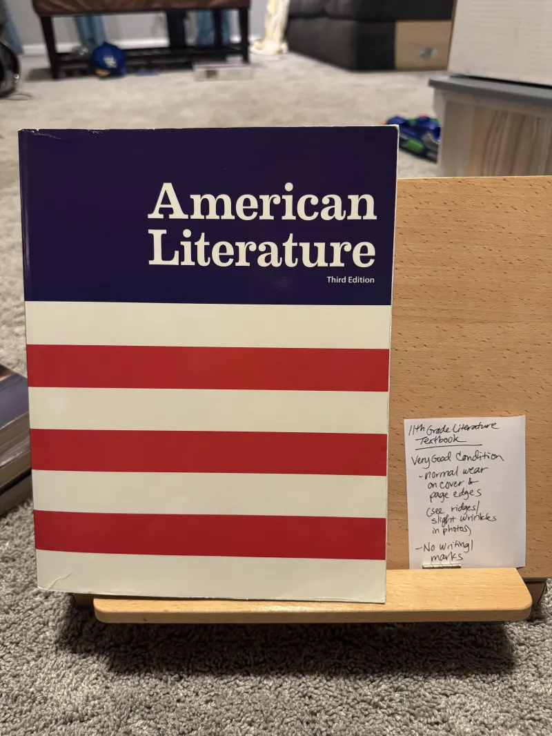 American Literature Textbook (11th Grade), 3rd Edition (BJU Press)
