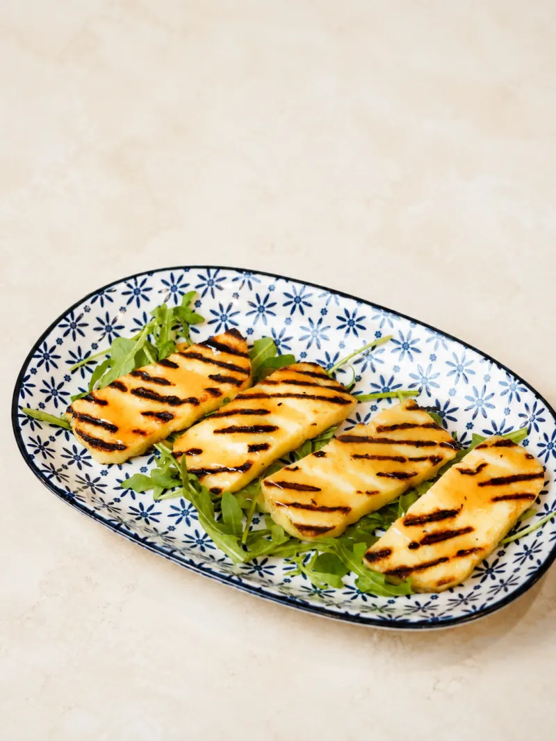 Halloumi with Honey (V, GF)