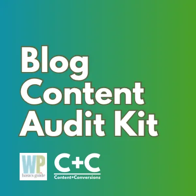 Blog Content Audit Kit