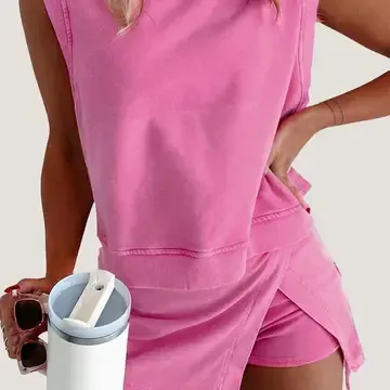 Sleeve Terry Lounge Set