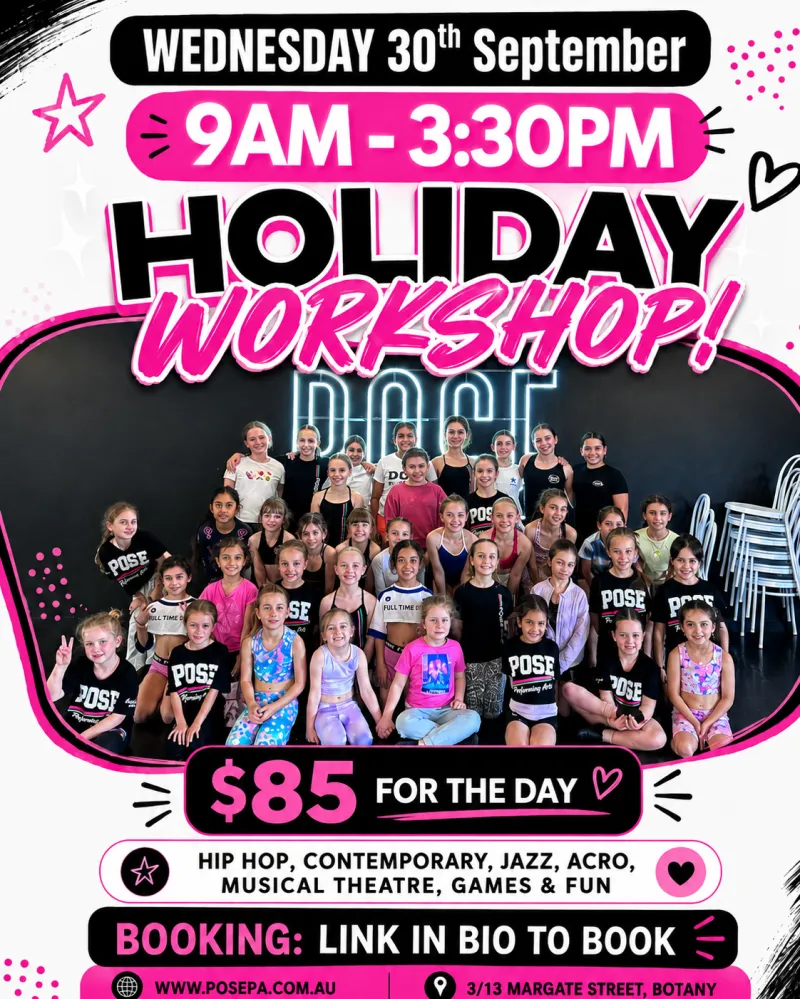 30th September Holiday Workshop @ POSE