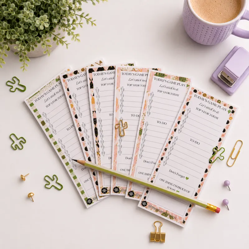 🌵 Cactus To-Do List Collection | Set of 18
