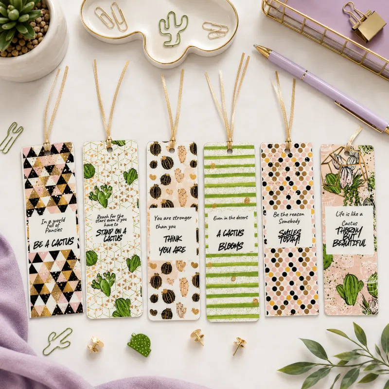 🌵 Cactus Bookmark Collection | Set of 6