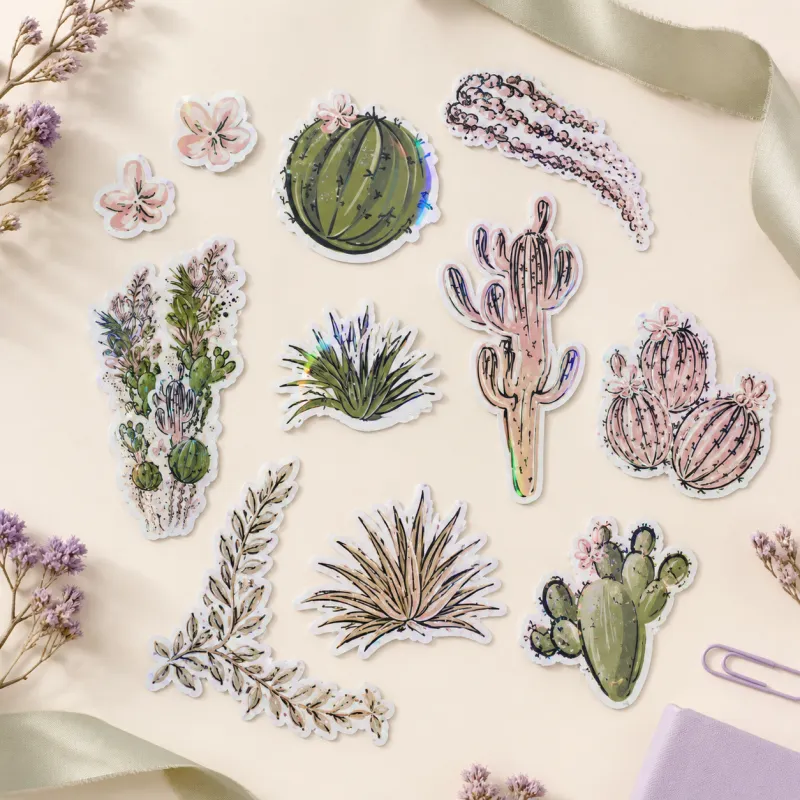 🌵 Cactus Sticker Collection 