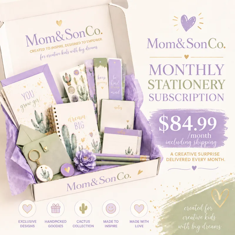 Monthly Stationery Box