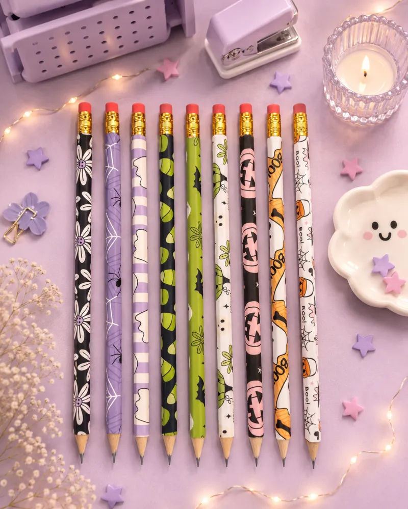 🎃 Halloween Pencil Collection, Set of 9
