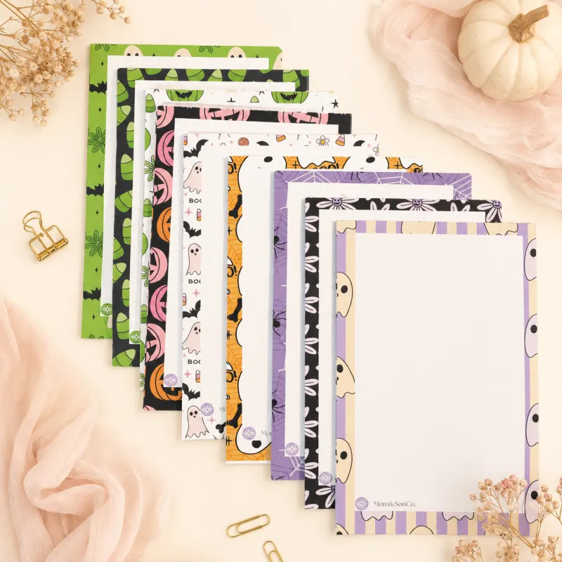 🎃 Halloween Notepad Collection | Set of 9