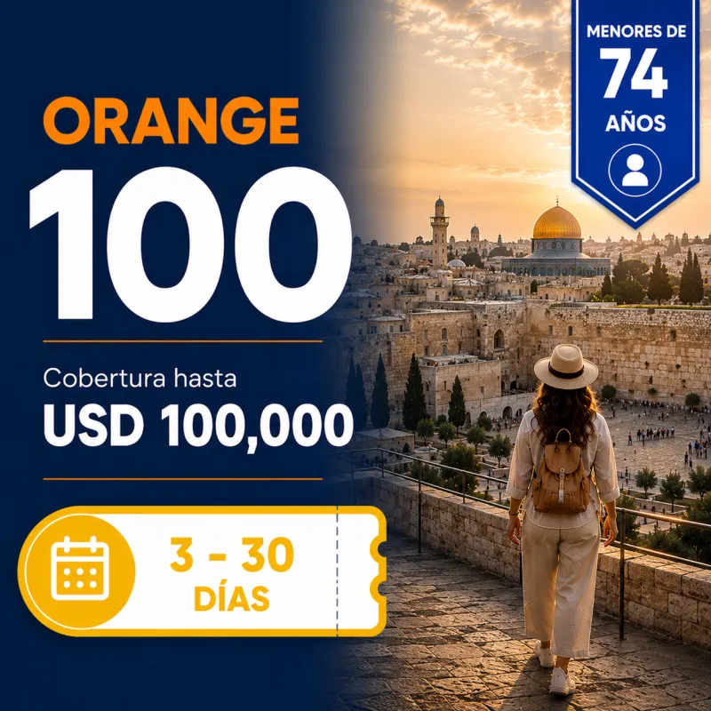Orange 100 | 03-30 días |  Hasta 74 años