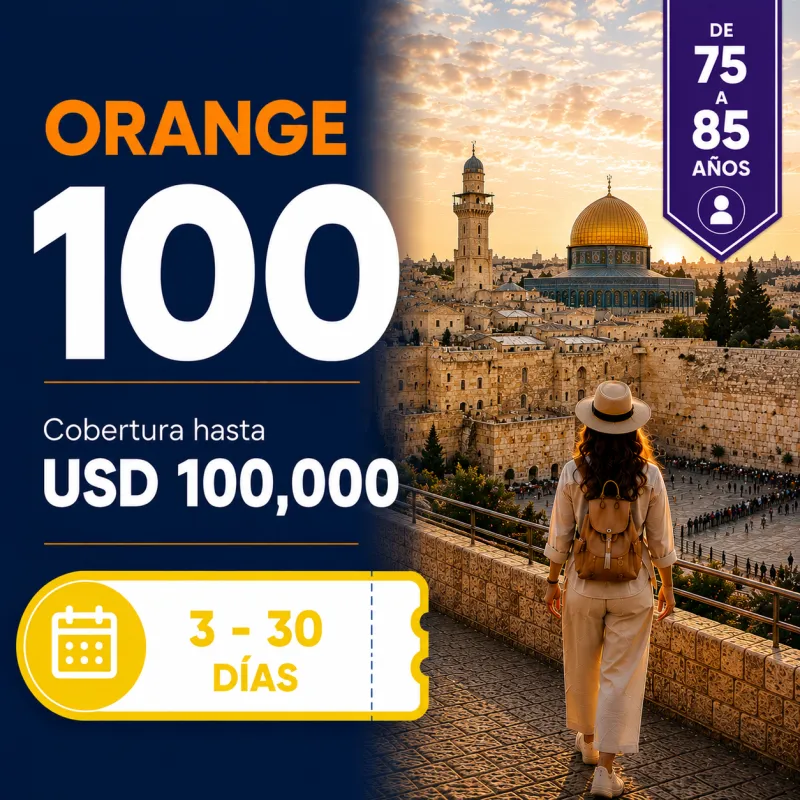 Orange 100 | 03-30 días |  Desde 75 hasta 85 años