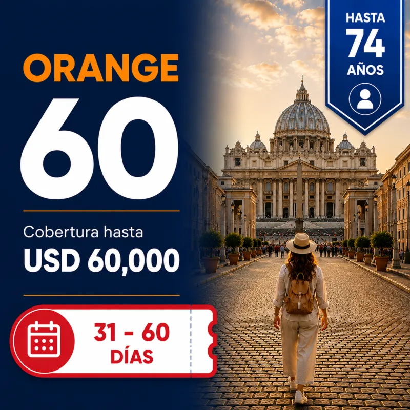 Orange 60 | 31-60 días | Hasta 74 años