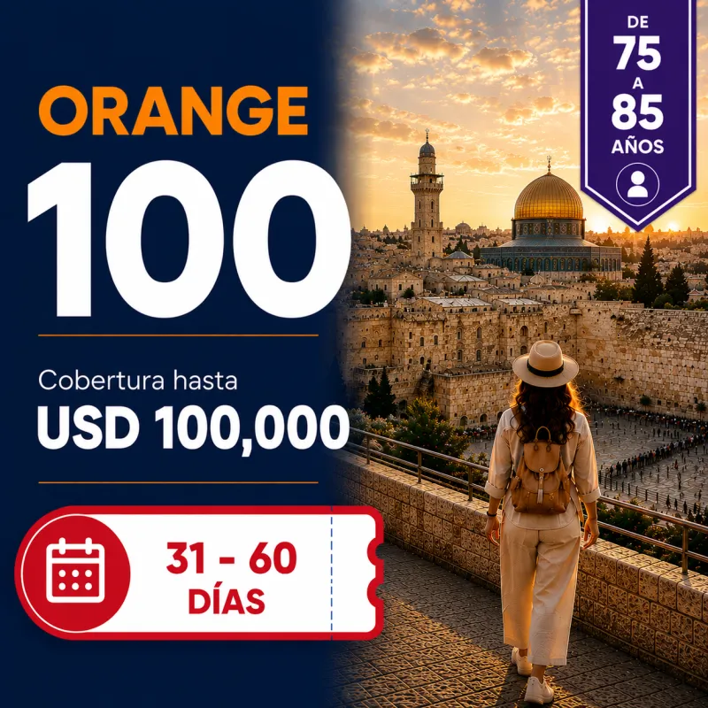 Orange 100 | 31-60 días |  Desde 75 hasta 85 años