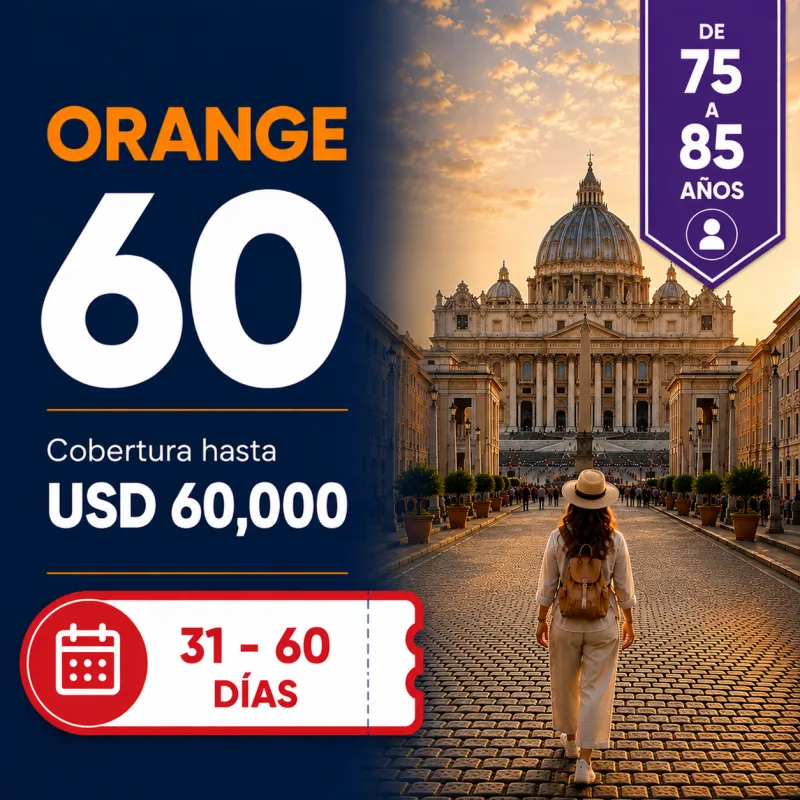 Orange 60 | 31-60 días |  Desde 75 hasta 85 años