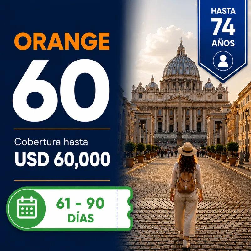 Orange 60 | 61-90 días |  Hasta 74 años