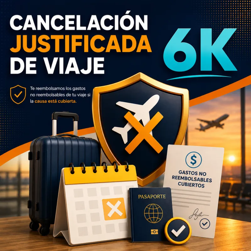 Upgrade cancelación 6,000 USD