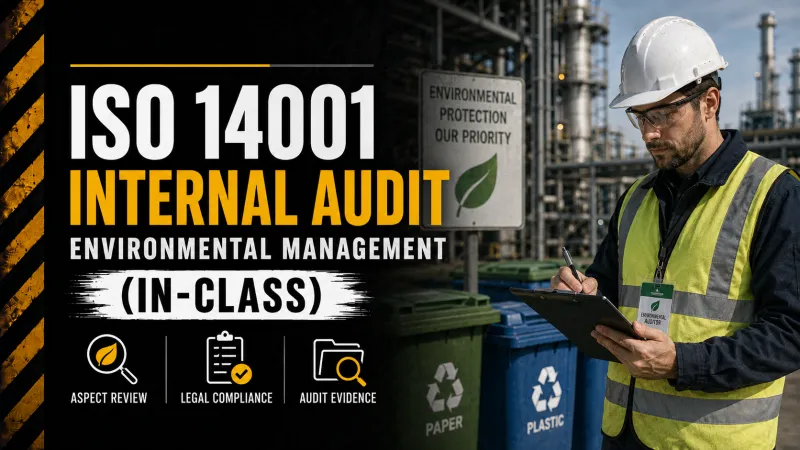 ISO 14001 INTERNAL AUDIT (ENVIRONMENTAL MANAGEMENT) (IN-CLASS)