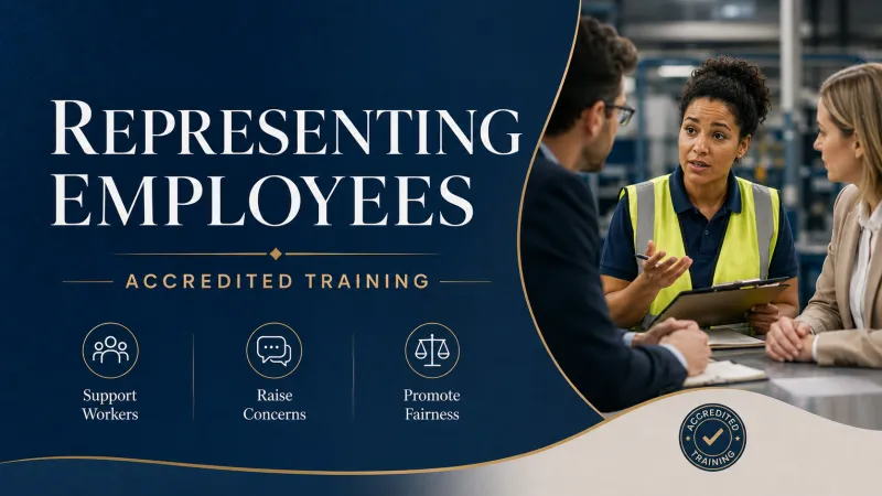 REPRESENTING EMPLOYEES (ACCREDITED TRAINING)