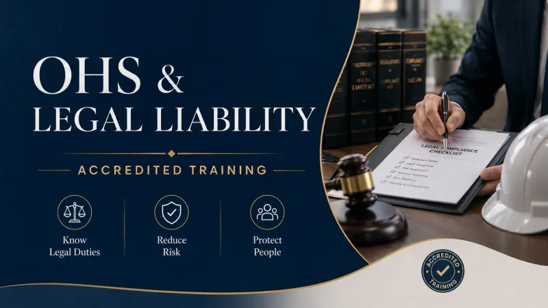 OHS & LEGAL LIABILITY (ACCREDITED TRAINING)