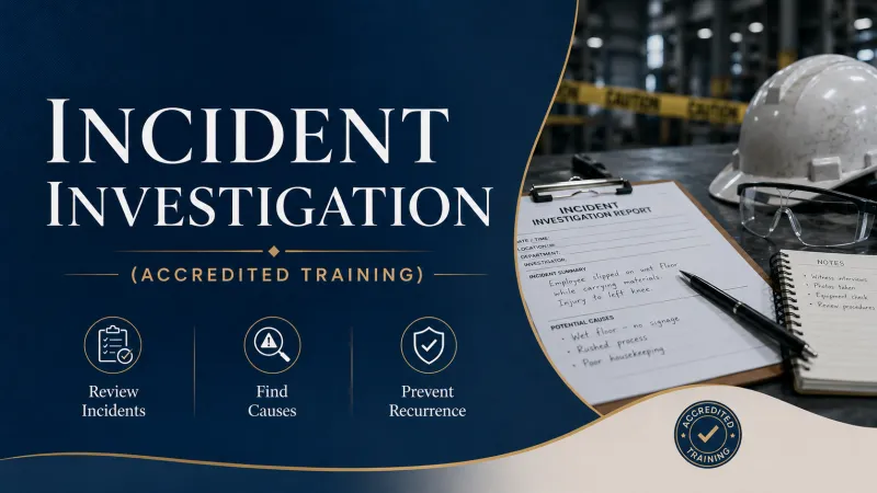 INCIDENT INVESTIGATION (ACCREDITED TRAINING)