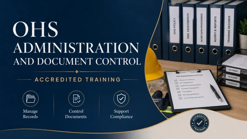 OHS ADMINISTRATION AND DOCUMENT CONTROL (ACCREDITED TRAINING)