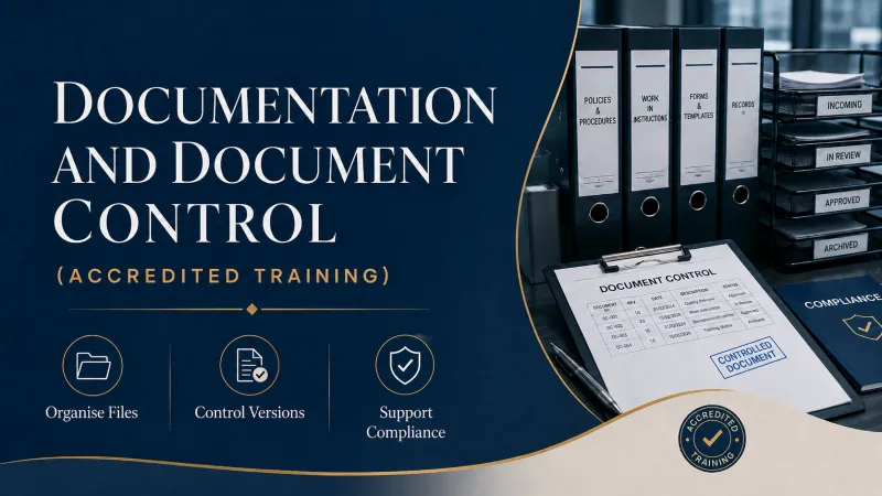 DOCUMENTATION AND DOCUMENT CONTROL (ACCREDITED TRAINING)