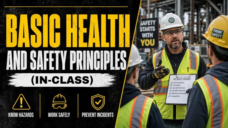 BASIC HEALTH AND SAFETY PRINCIPLES (IN-CLASS)